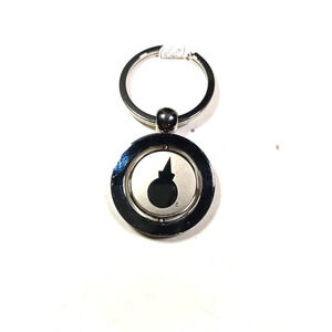 Jack In The Box Spinner Silver Tone Keychain